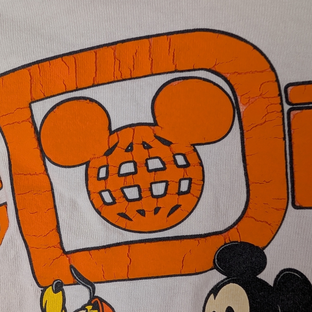 Walt Disney World Candy Corn Tie-dye Spirit Jersey Shirt Mickey Goofy - Small - Picture 8 of 11